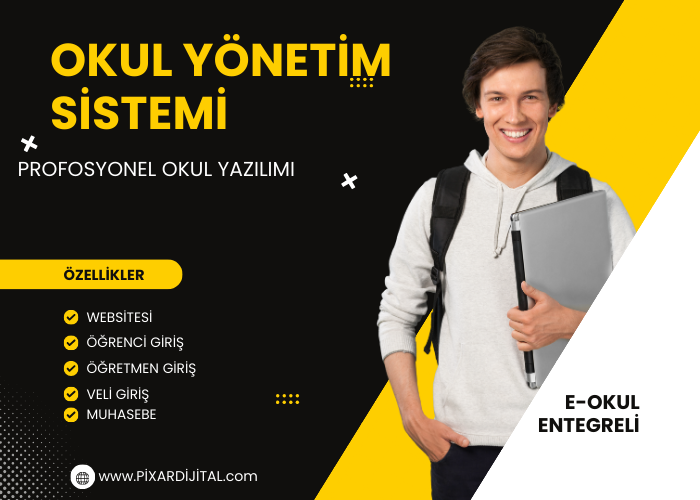 Okul Yönetim Yazılımı – Öğrenci, Veli ve Öğretmen Panelli Okul Yönetim Sistemi